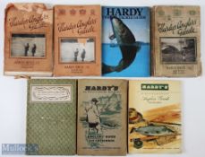 Hardy's Anglers' Guides 53rd 1933, 54th 1934 (two copyies, one A/F) a 63rd, 1960, 1982 paperback