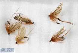 Natural May Fly Winged Flies all on single hooks, general condition appears good overall (5)