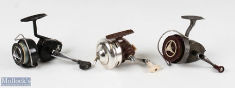 Clipper II Compac Model No 36 closed face reel with folding handle, plus an Intrepid Black Prince