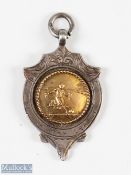 1923/24 Aberdare Runners Up Silver medal for 'SWM Railway League' - inscribed to the reverse, gold