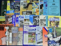 Collection of Bolton Wanderers match programmes in the Sherpa Van Trophy (including 1989 final),