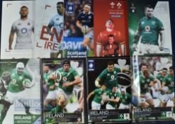 Recent Irish etc Rugby Programmes (9): v S Africa & v France 2017; v England 2017 & 2019; v