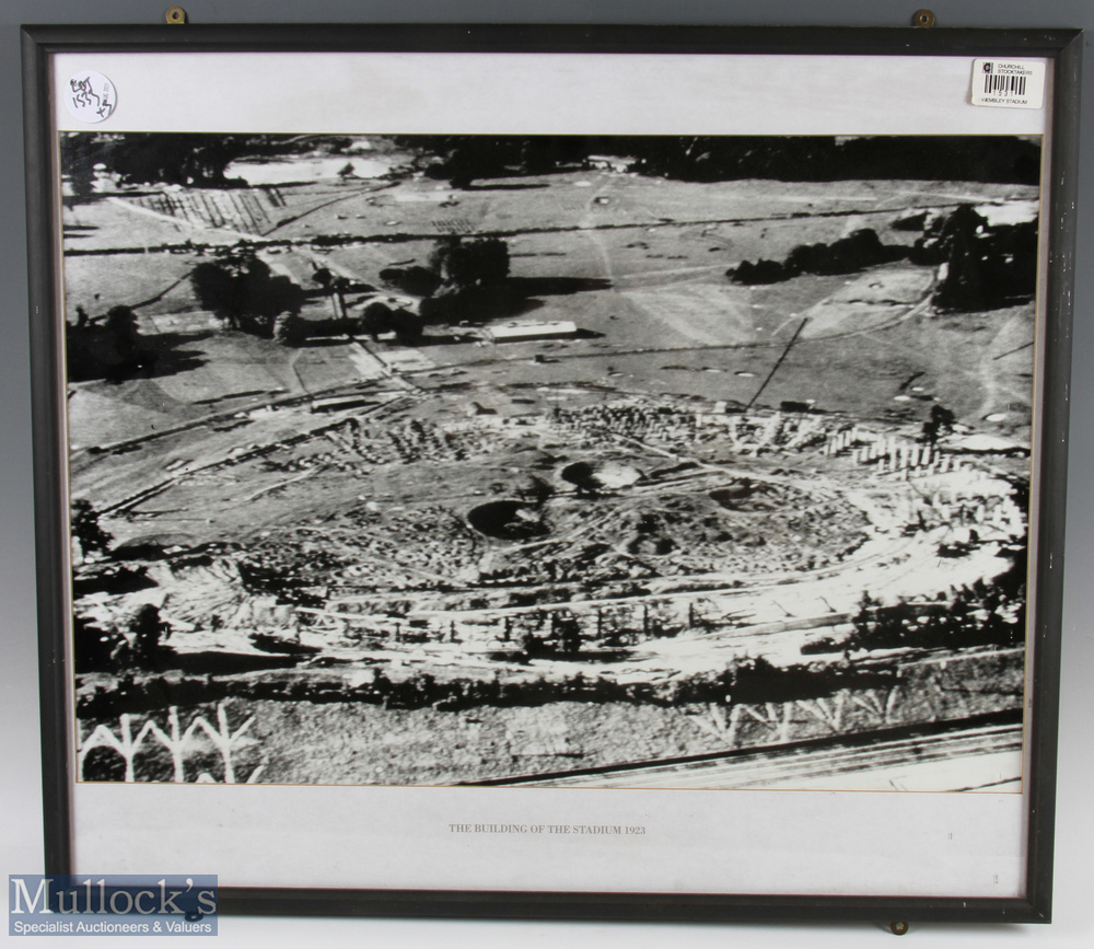 3 x football framed pictures to include a photograph of Aston Villa team 1949-50 (a modern reprint - Image 2 of 3