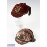 2x early 1900s England Rugby Cap and another Lancashire Rugby Cap - awarded to Manchester’s player