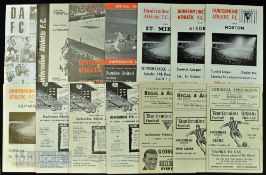 Collection of Dunfermline Athletic home match programmes 1956/57 Celtic, 1959/60 Third Lanark (SLC),