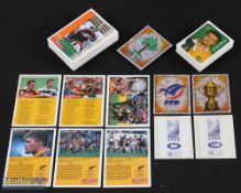 1995/1999 New Zealand and Other Rugby Cards/Stickers (c165): Attractive, crisp & colourful, about 60