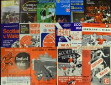 Selection of Scotland international match programmes v Wales to include 1953, 1955, 1957, 1959,