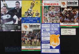 Barbarians at Leicester/E Mids Rugby Programmes (6): The Tigers v Baabaas matches from 1967, 1985-