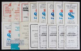 1953-1979 Rugby Sevens Programmes in Wales etc (16): With some duplication, eight issues for the