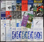 Scottish A, B, Age Grp, University & Women's Rugby Programmes (31): From the 1970s-2001, fine