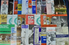 1960-1980 A selection of Friendlies and Testimonial Football programmes, noted programmes of Staevny