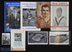 Collection of Rugby League Testimonial Programmes, Post cards and trade card from the 1950s