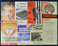 Selection of football programmes for which the matches had incidents/disasters written down in