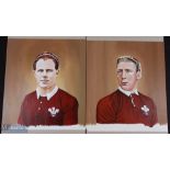 Unique Opportunity, 23 large Original Pontypool RFC Wales & Lions Rugby Portraits: Beautifully