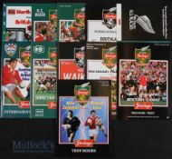 1993 British & Irish Lions Rugby Tour to New Zealand Programmes (11): near complete collection of