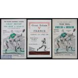 Collection of 1950/60s Gt Britain Rugby League International and Trial Programmes (3) 1954 v