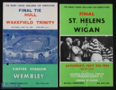 Rugby League Challenge Cup Finals at Wembley (2): Hull v Wakefield Trinity 1960, (p/h) & St.