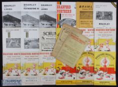 Collection of Broughton Rangers, Bradford Northern and Bramley Rugby League official match