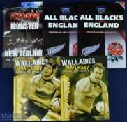 South v North' 2008 Rugby Programmes (4): New Zealand v England and Australia v France, 1st & 2nd