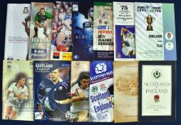 1954-2018 5/6 Nations etc Rugby Programme Miscellany (13): Scotland v England 1954, 1971 Centenary