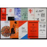 1964/1970 Fijian Rugby Tours to the UK Programmes (11): To inc two issues from 1964, v Glamorgan &