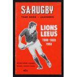 1980 South African Rugby Yearbook inc 1st Test Programme v British Lions: The SARB's yearbook with
