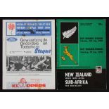 1970 South Africa v New Zealand Rugby Test Programmes (2): The issues from Pretoria & Port Elizabeth