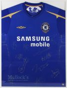 2005/06 Chelsea FC Multi-Signed '100 years Centenary' Football Shirt features 11x signatures to