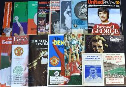 Collection of Testimonial match programmes for players: Bobby Moore, Bobby Charlton, Jackie