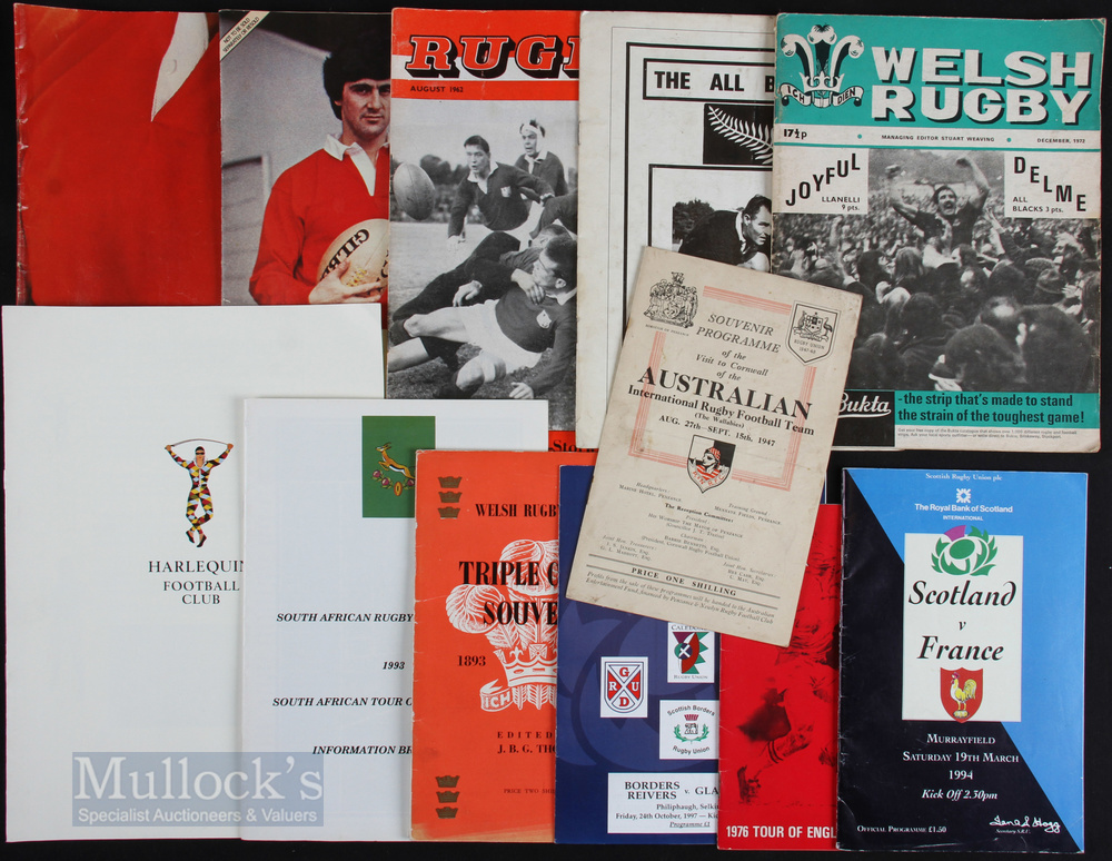 A Rugby Miscellany (Qty): Something from everywhere: vintage letters, to ex-England's Hamilton