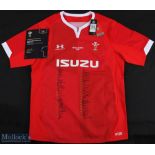 Autumn 2020 Wales Rugby Squad Signed Jersey: No. 103 of a limited edition of 276, with WRU