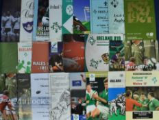 Ireland, A, B, Student & Age Group Rugby Programmes (25): Scarce USA v Ireland at Houston, Texas,