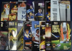 Collection of Rugby Super League Grand Final Programmes from 1999 to 2019 (15) to incl 1999, 2000,