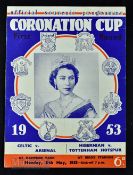 1953 Coronation Cup match programme Celtic v Arsenal + Hibernian v Tottenham Hotspur double issue 11