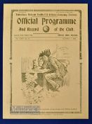 1931/32 Tottenham Hotspur Reserves v Swansea Town Reserves Football Programmes date 17 Oct, single