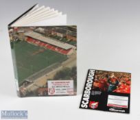 Scarborough FC Book History 1879 to 1998 HB by Steve Adamson, plus Scarborough v Wolverhampton