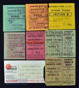 Tickets: Selection of Manchester Utd home match tickets 1964/65 Stoke City (FAC), Burnley (FAC),