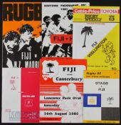 1980 Fijian Rugby Programmes on New Zealand Tour (6): Substantial interesting editions for