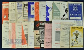Selection of FA Cup Football Programmes features 53 Southend Utd v Chesterfield, 59 Tooting &