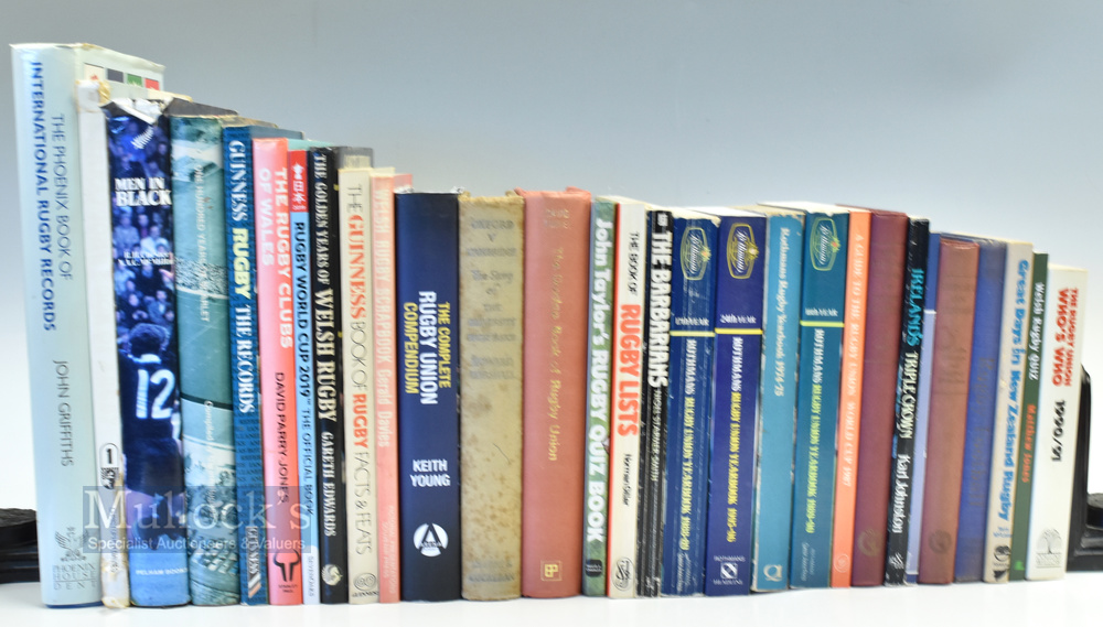 Rugby Book Selection, Rothmans' & Reference etc (29): 4 Rothmans' Annuals, 1974-5, 88-89, 89-90, and