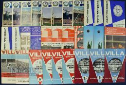 Assorted 1960s Football Programme Selection teams include Chelsea, West Bromwich Albion, Cardiff