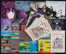Collection of Rugby League Challenge Cup Finals and Semi Final Programmes from 1970 onwards (22)