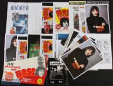 Collection of photographic prints and product endorsements featuring George Best dating from the