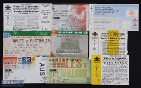 Wales etc v Australia Rugby Tickets 1981-2012 (9): (All these tickets & more were also available
