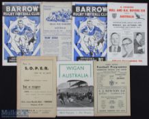 Collection of Australia Rugby League Tour Programmes to UK & France from 1948 to 1963 (7) - 1948 v