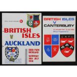 1966 British & Irish Lions Rugby Programmes in NZ (2): Issues v Canterbury and Auckland. Large,