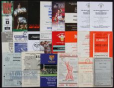 1953-2017 Random Rugby Programme Assortment (22): Gloucester v Cardiff 1953; Aberavon v Llanelli