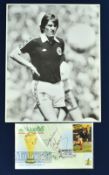 Kenny Dalglish Signed First Day Cover on Mexico 86 World Cup FDC, in ink, together with a Press