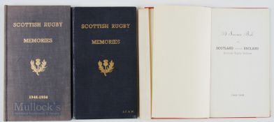 1934-1950 Scottish Rugby Memories Bound Volume 0f Programmes (3): Forsyth's published three small