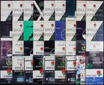 1949-2013 England & Scotland H and A Rugby Programmes etc (41): Nearly two-thirds of all the games